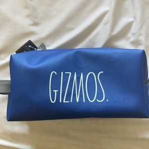 Rae Dunn GIZMO Blue Toiletry Bag